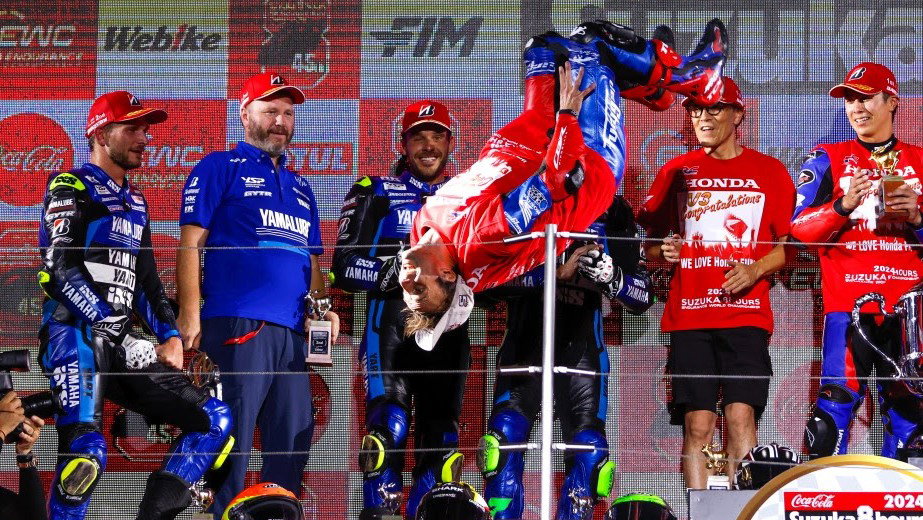 Johann Zarco, Suzuka 8 Hours backflip